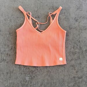 Vuori  Rib Crop Tank Light Cinnamon Size XXS PTP 13.5”
